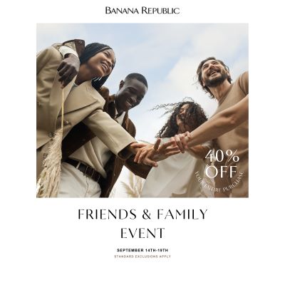 Banana Republic Friends &amp; Family Sale icon