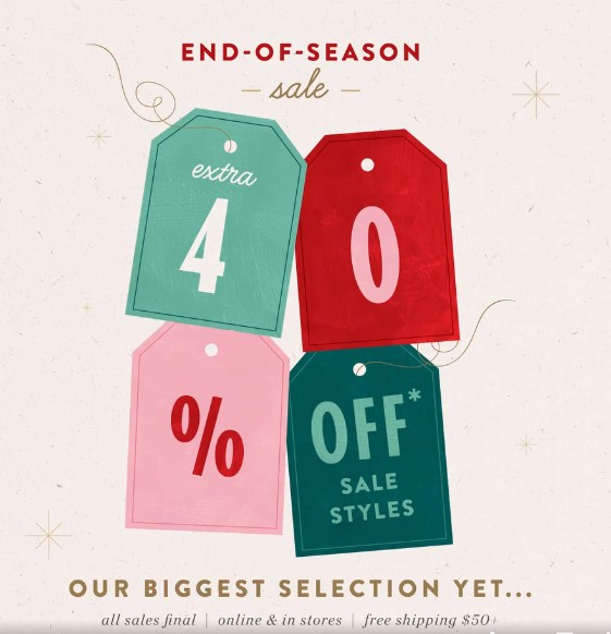 Anthropologie End of Season Sale icon