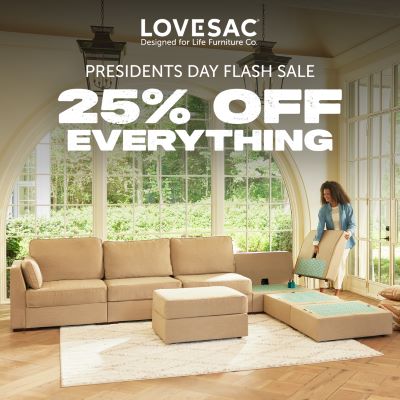 Lovesac Presidents Day Flash Sale icon
