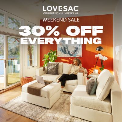 Lovesac Weekend Flash 30% OFF icon