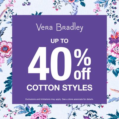 Save on Cotton Styles at Vera Bradley icon