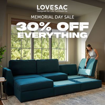 Memorial Day Sale 30% Off Everything at Lovesac icon