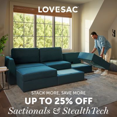 Stack More, Save More at Lovesac icon