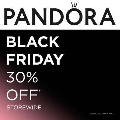 Pandora Black Friday: Receive up to 30% off storewide! icon