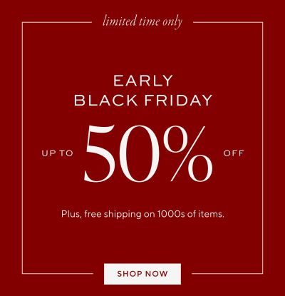 Pottery Barn Early Black Friday Sale icon