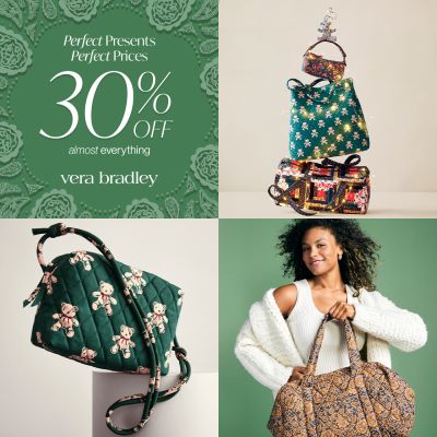Just in time! Save 30% at Vera Bradley icon