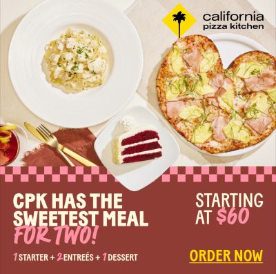 CPK Heart Shaped Pizzas &amp; Meal For Two icon