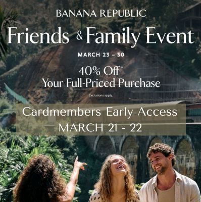 Banana Republic 40% Off Your Purchase icon