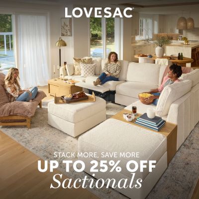 STACK MORE, SAVE MORE AT LOVESAC icon