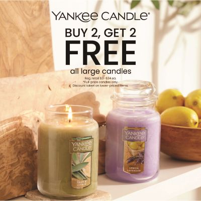 B2G2 Free Large Candles at Yankee icon