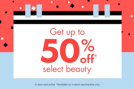 Up to 50% Off Select Beauty at Sephora icon
