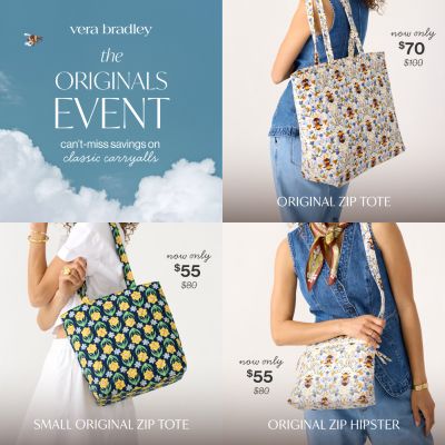 Save now during the Originals Event at Vera Bradley! icon