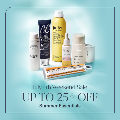 Receive 25% off M-61, Lune+Aster, and select sun and body purchases. icon