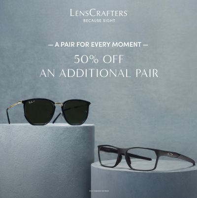 50% OFF AN ADDITIONAL PAIR icon