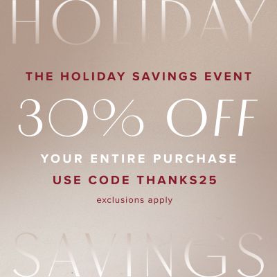 30% OFF* YOUR ENTIRE PURCHASE icon