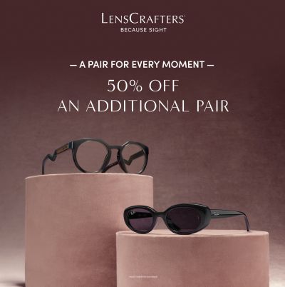 50% OFF AN ADDITIONAL PAIR icon