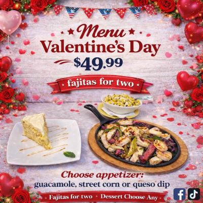 Valentine’s Day Special: Fajitas for Two icon